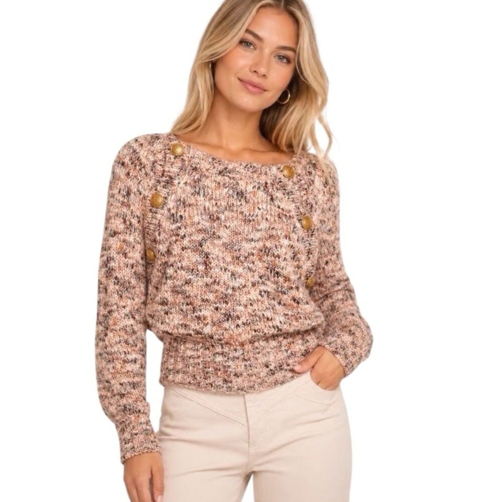 RAMY BROOK Alden Sweater in a Neutral Combo